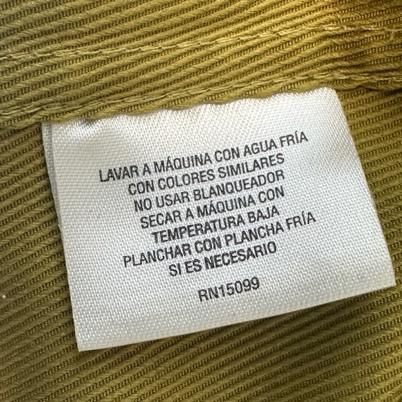 Covington men’s button down shirt size XL tan beige khaki textured - Picture 9 of 9